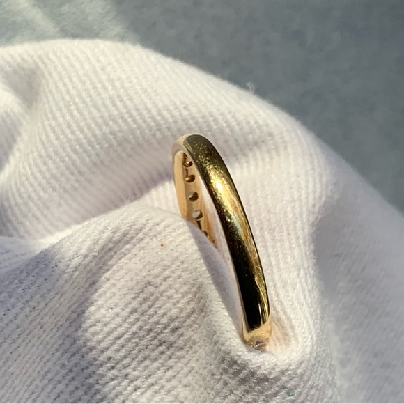 Riviera Pavé Diamond Ring In 18k Yellow Gold (1/2 Ct. Tw.) - Picture 12 of 16